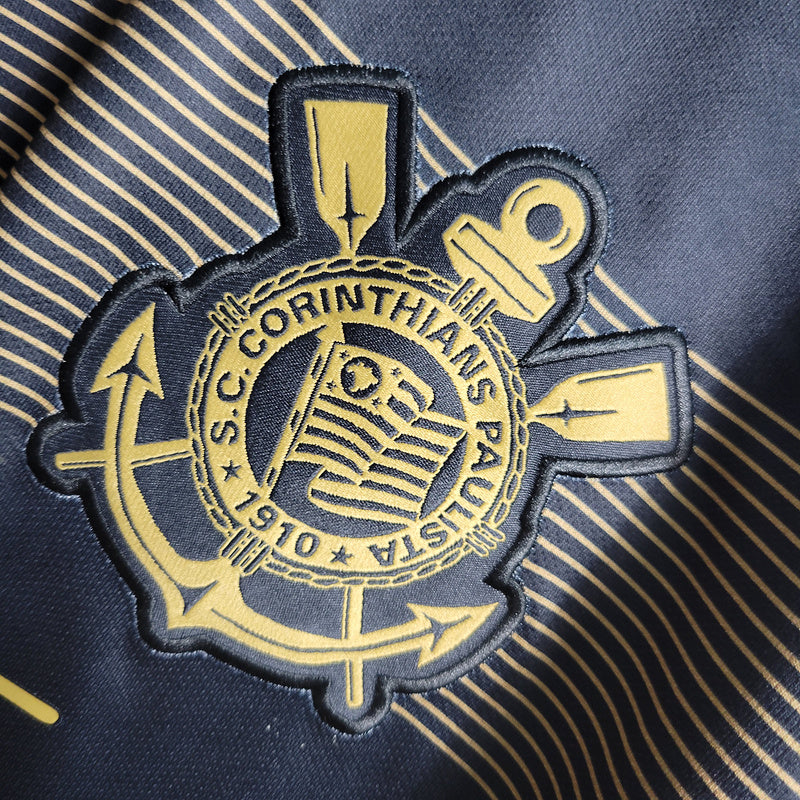 Corinthians Corinthians Ayrton Senna 2018/19 Preta e Dourada