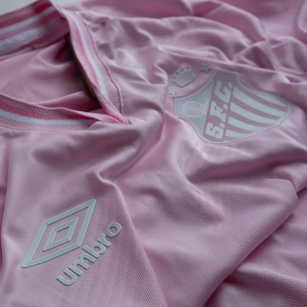Camisa Feminina Umbro Santos Outubro Rosa 2024