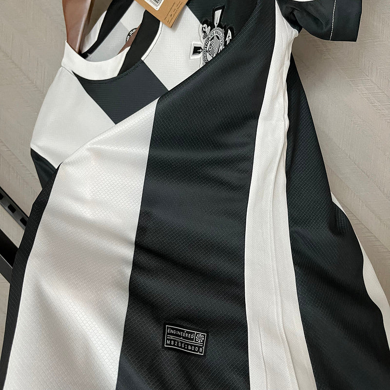 Camisa Corinthians IlI 24/25 Torcedor Nike - Preto e Branco - Feminina