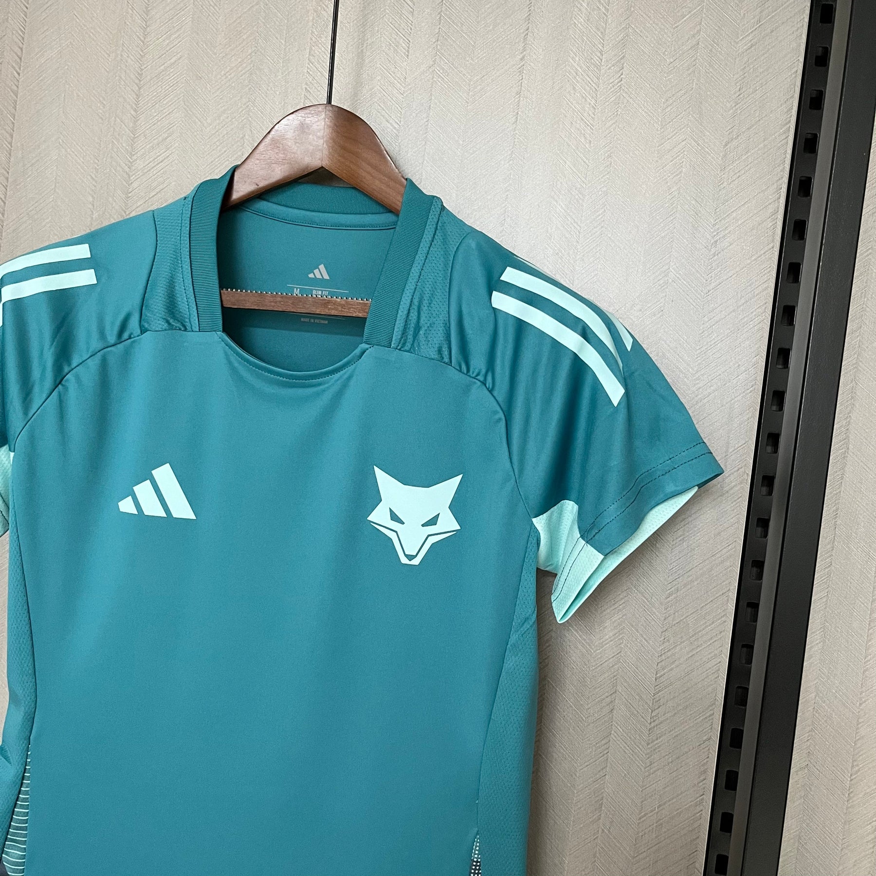 Camisa Cruzeiro 25/26 Treino Adidas - Azul Turquesa+Branco - Torcedor Feminina