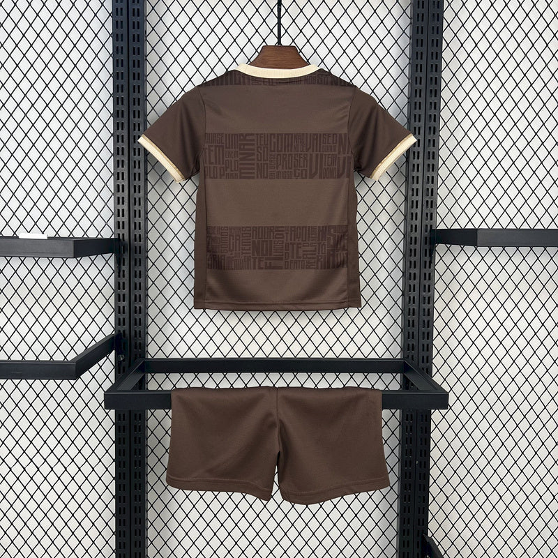 Kit Infantil Flamengo Identidade - Marrom