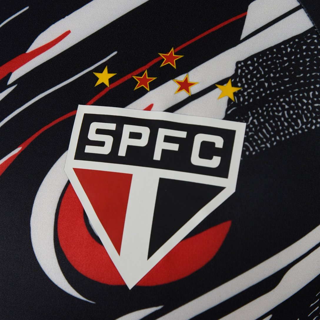 Camisa São Paulo 25/26 s/n° Pré Jogo New Balance Masculina - Preto