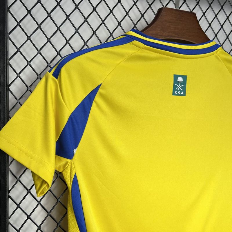 Kit Infantil Al-Nassr Home 24/25 - Amarelo