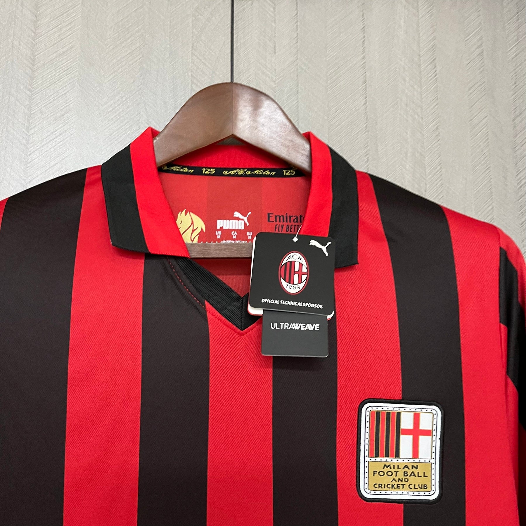 Camisa do Milan Edição Especial 125 anos - Torcedor Masculina