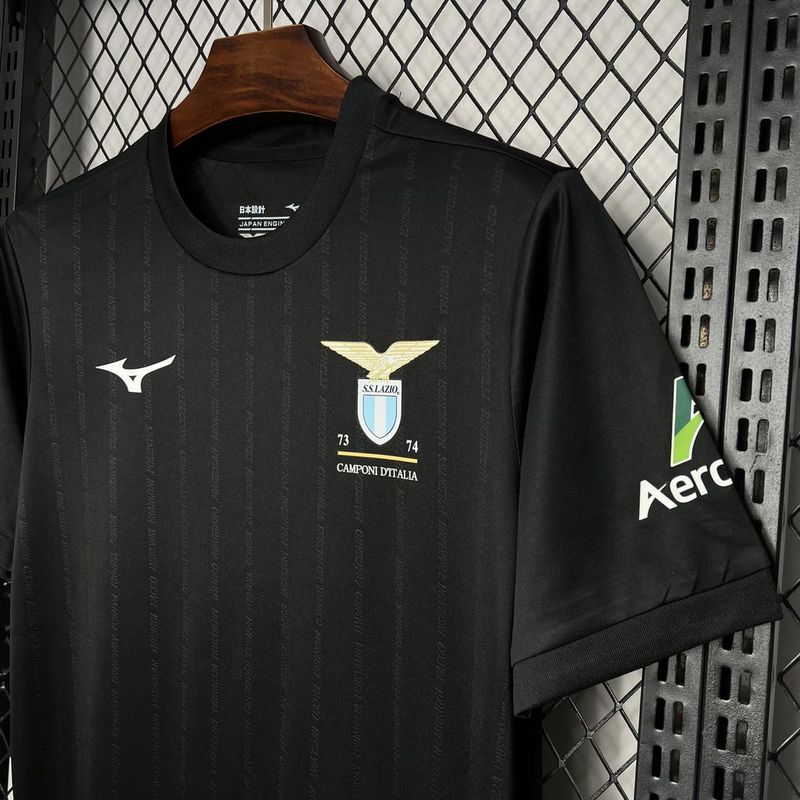 Camisa Lazio Away 24/25 Mizuno - Preta