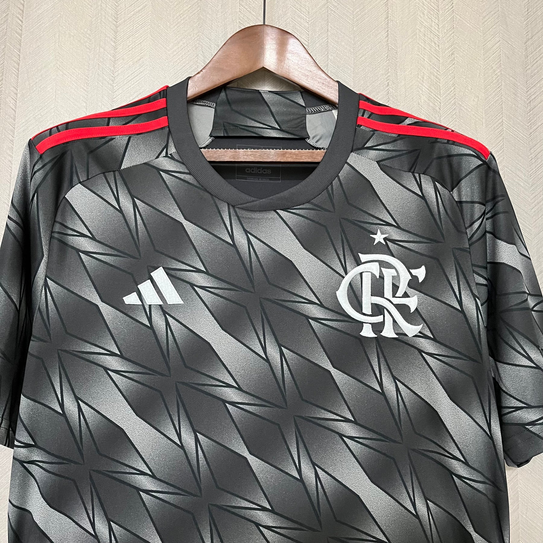 Camisa Flamengo III 24 Adidas - Cinza - Torcedor Feminina