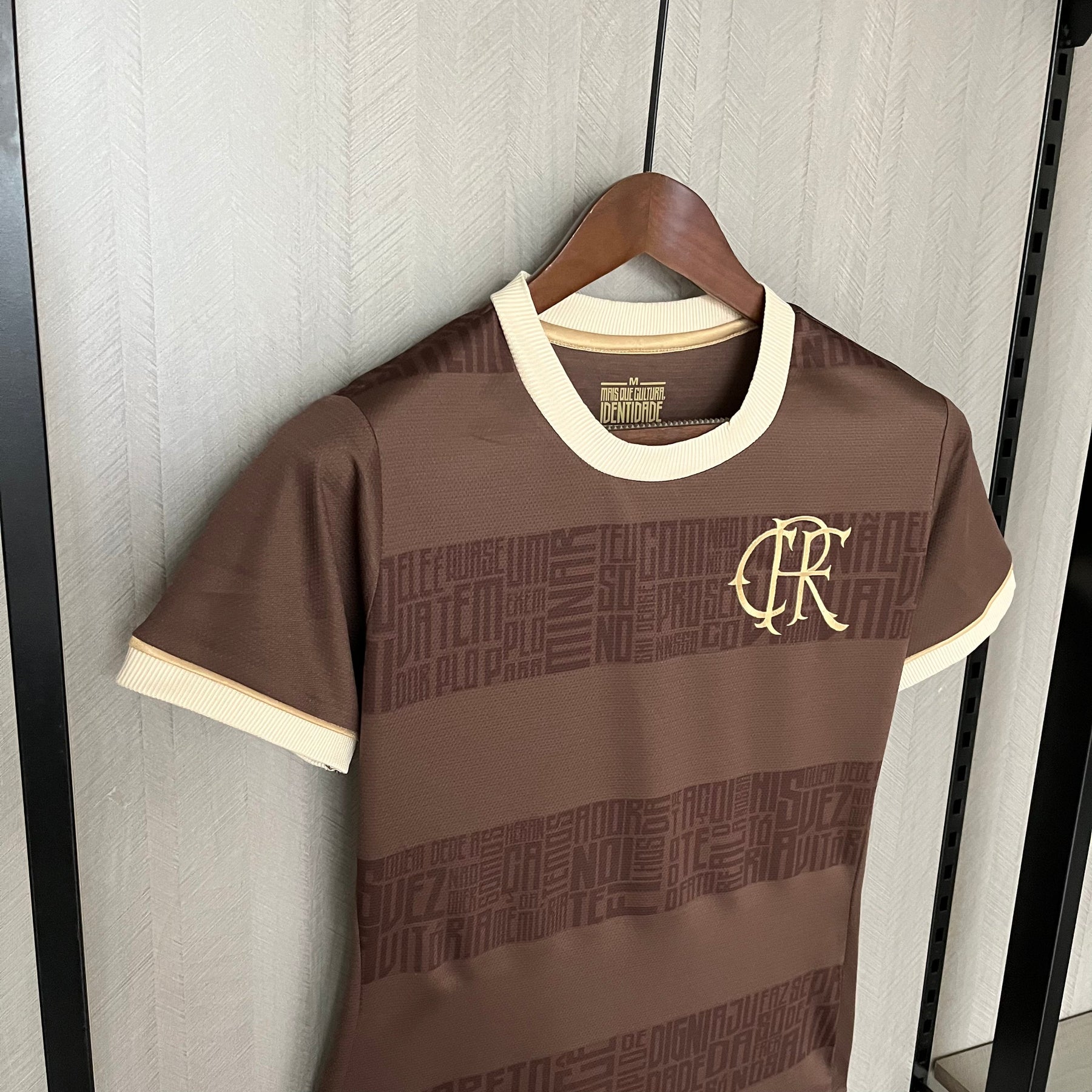 Camisa Flamengo Identidade Marrom - Torcedor Feminina