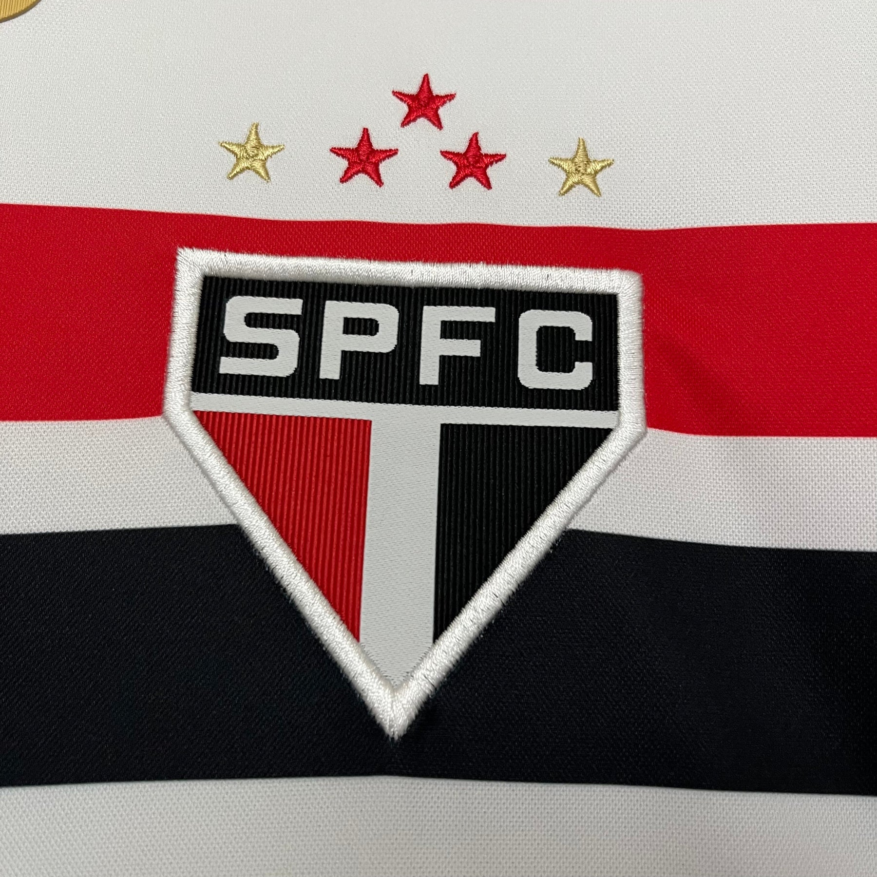 Camisa São Paulo 25/26 Casa New Balance - Branco+Vermelho - Torcedor Feminina