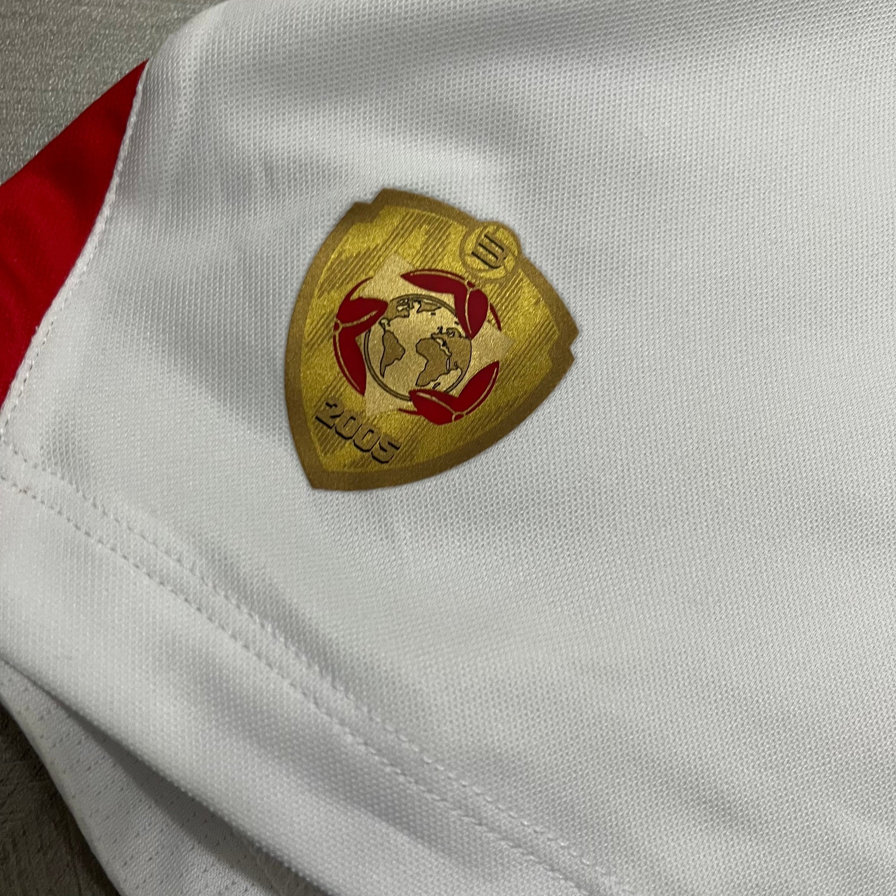 Camisa São Paulo 25/26 Casa New Balance - Branco+Vermelho - Torcedor Feminina