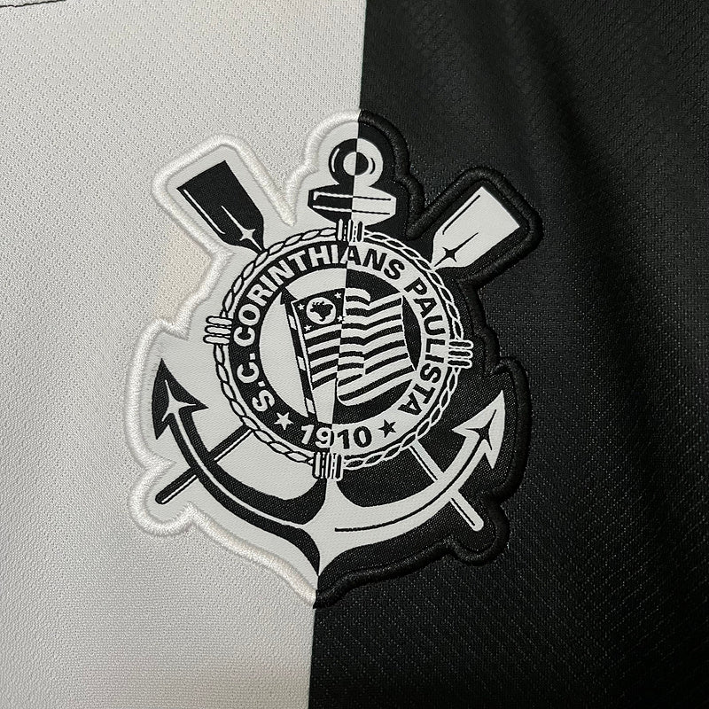Camisa Nike Corinthians III 24/25 - Preta e Branca