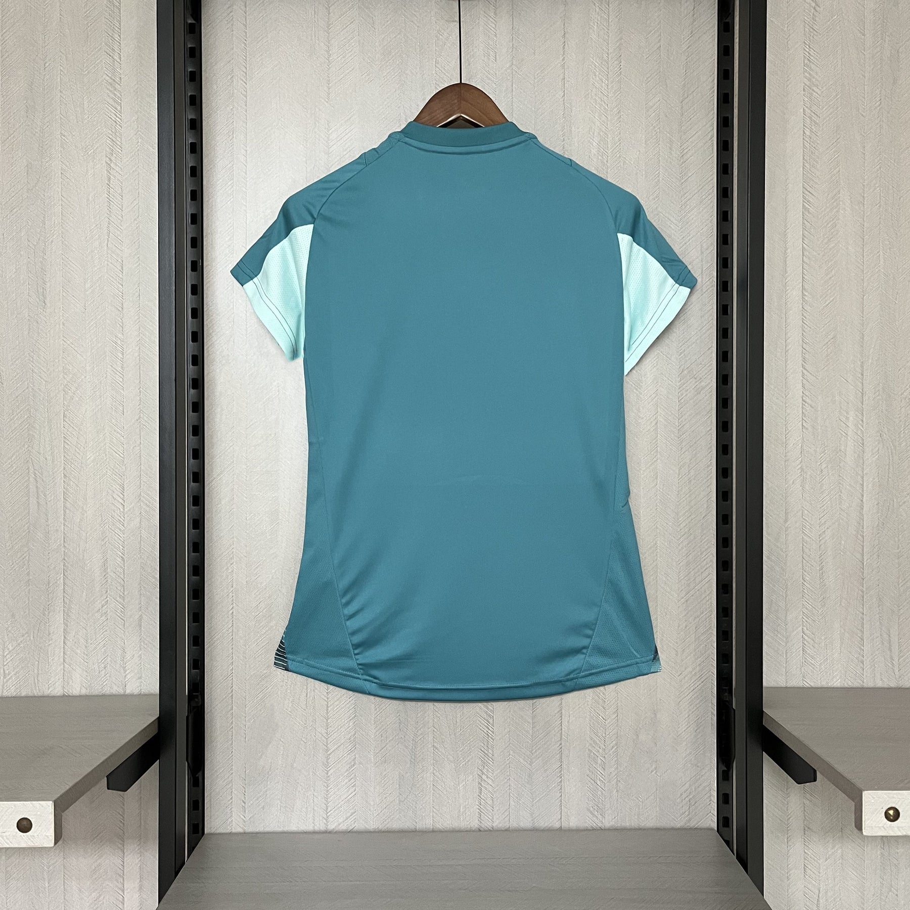 Camisa Cruzeiro 25/26 Treino Adidas - Azul Turquesa+Branco - Torcedor Feminina