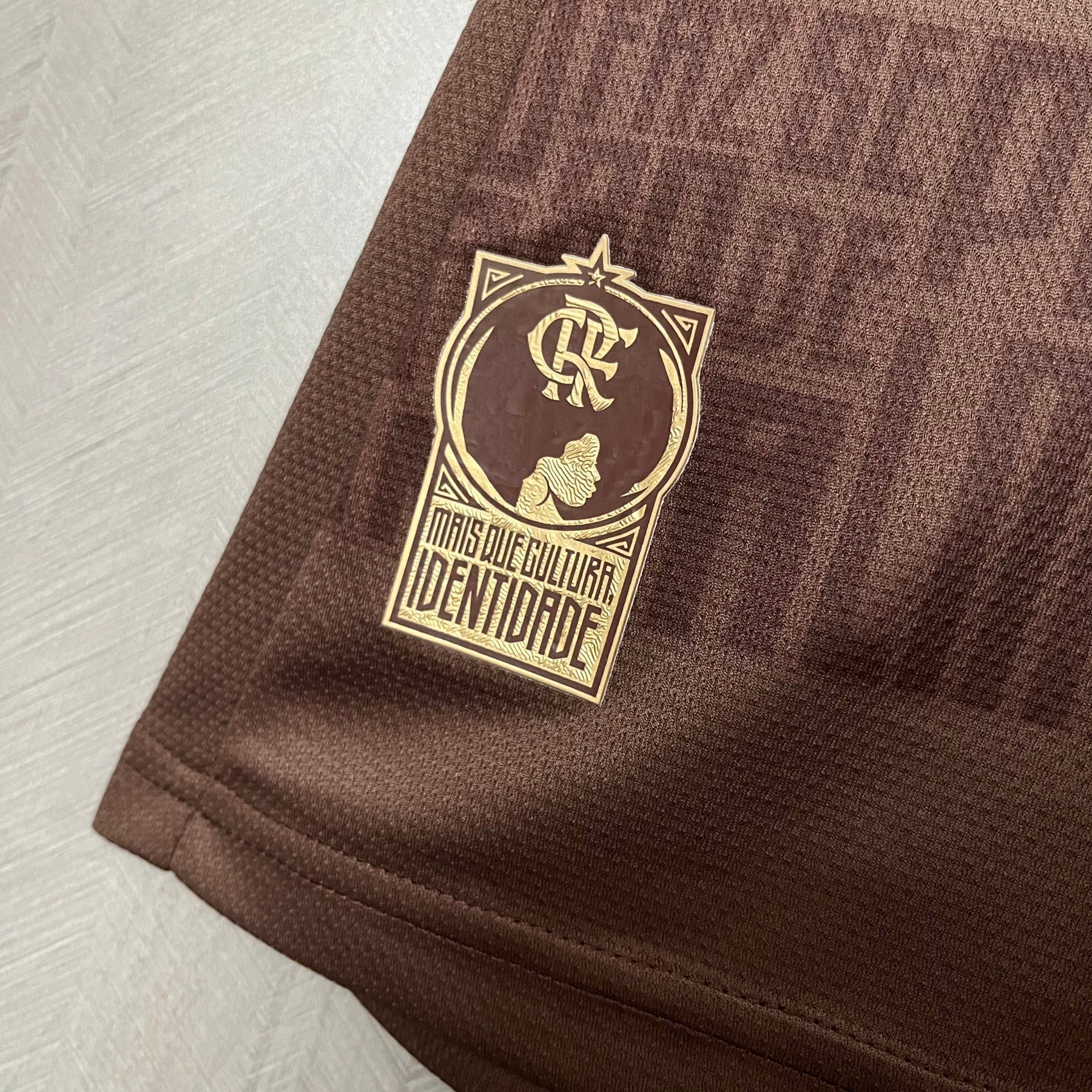 Camisa Flamengo Identidade Marrom - Torcedor Feminina