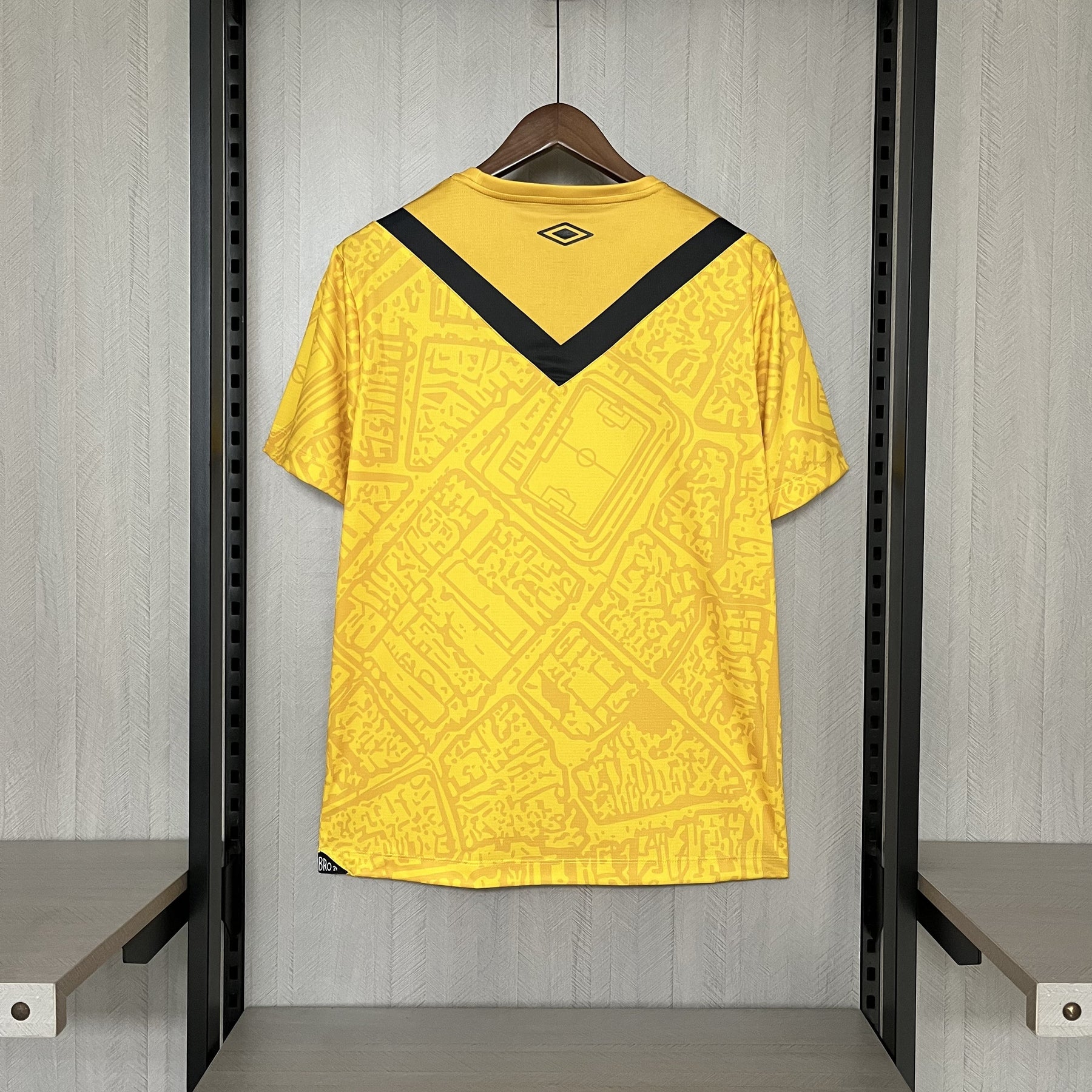 Camisa do Santos III 24/25 Amarela e preta