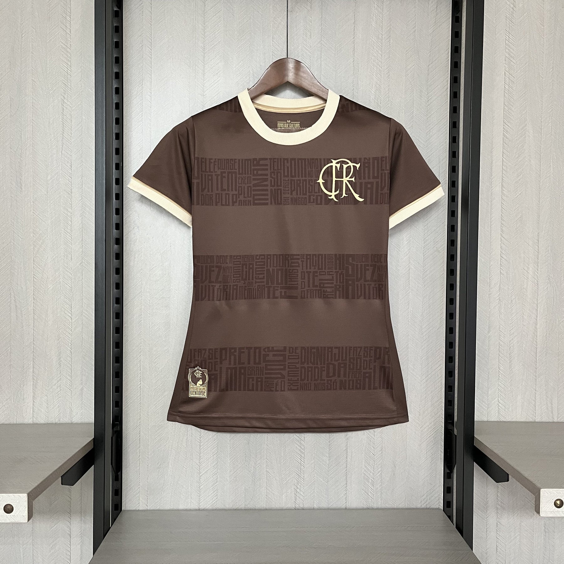 Camisa Flamengo Identidade Marrom - Torcedor Feminina