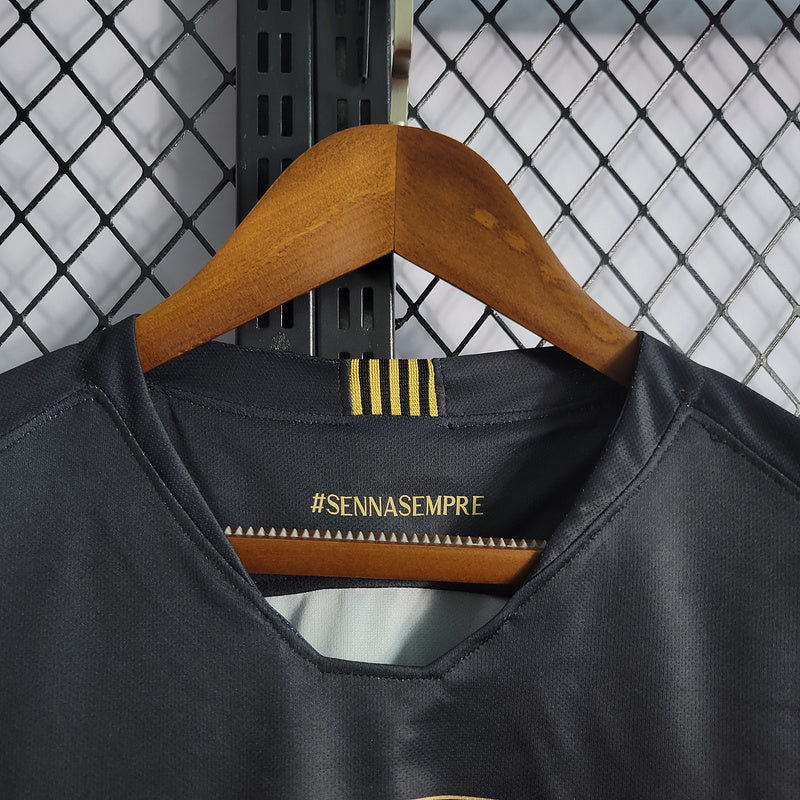 Corinthians Corinthians Ayrton Senna 2018/19 Preta e Dourada