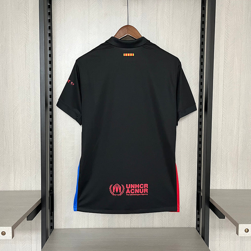 Camisa Barcelona II 24/25 Fora Preta