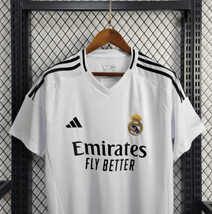 Camisa l Real Madrid 24/25 Adidas C/ Todos patchs UCL 15