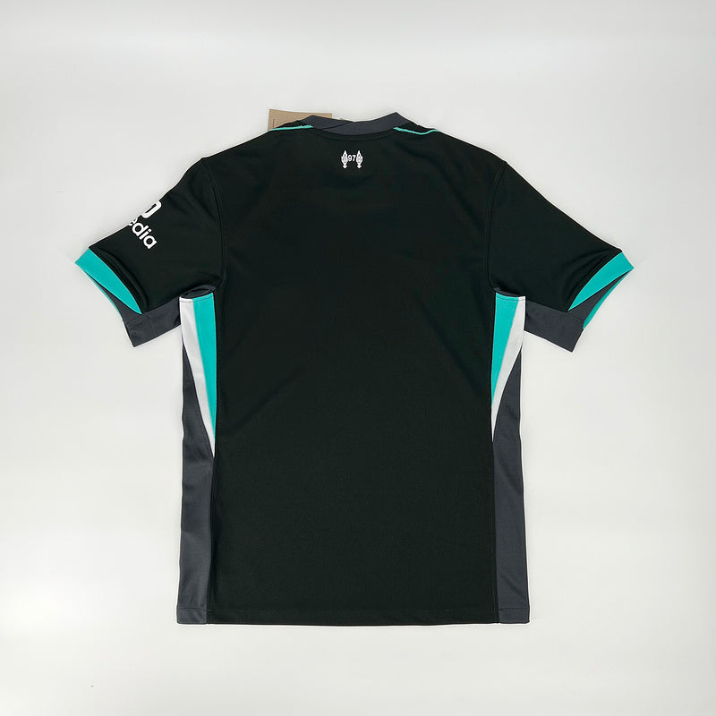 Camisa Liverpool Fora 24/25 Masculina- Preta