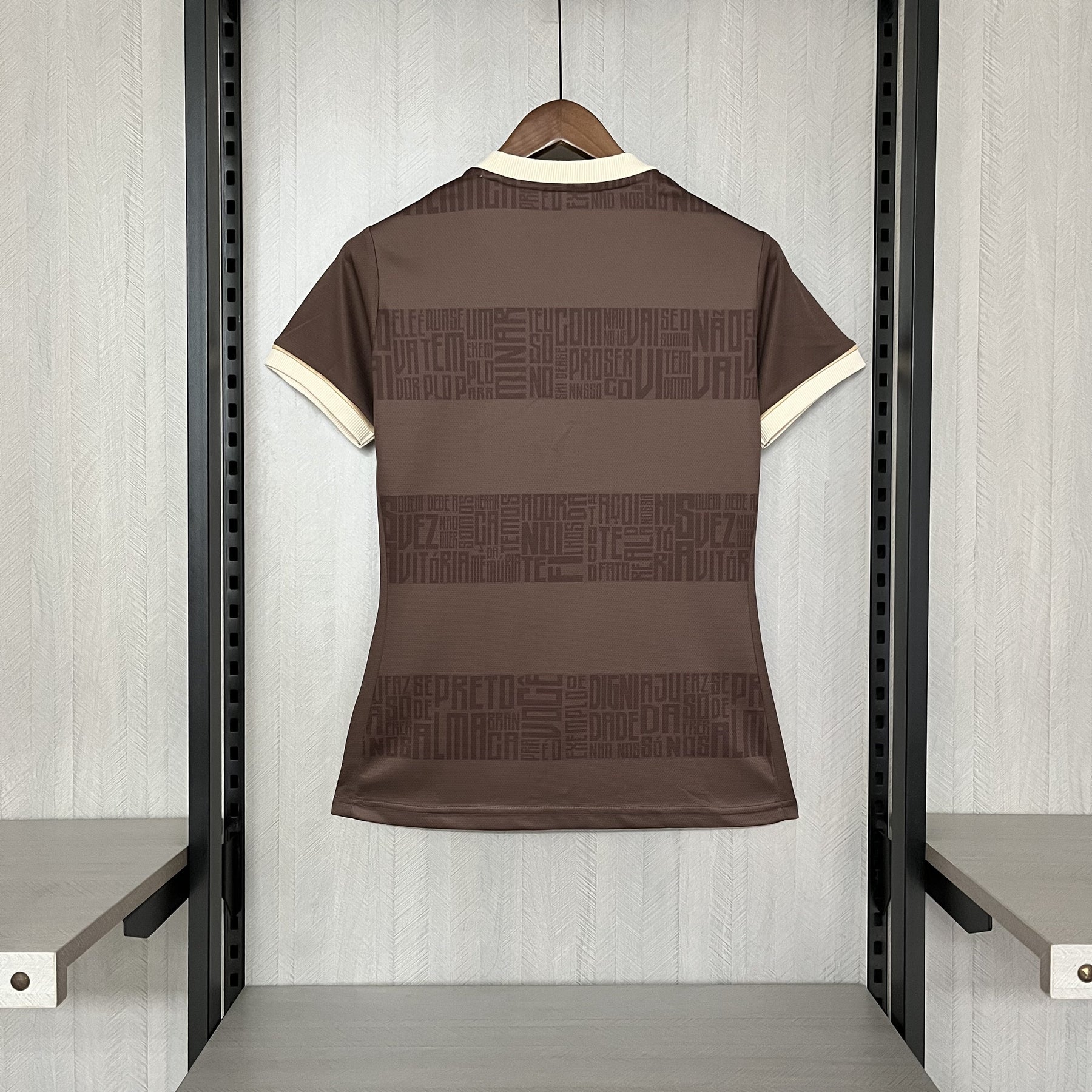 Camisa Flamengo Identidade Marrom - Torcedor Feminina