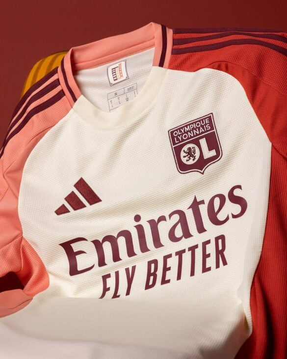 Camisa do Lyon III 2425 Rosa e Branco