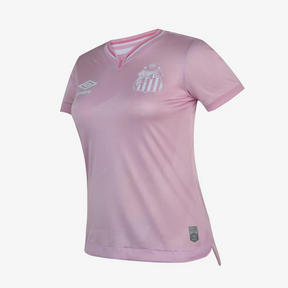 Camisa Feminina Umbro Santos Outubro Rosa 2024