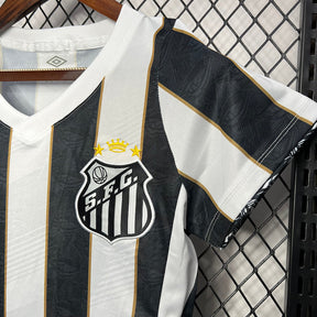 Camisa do Santos I 24/25 - Preta e branca - Torcedor Feminina