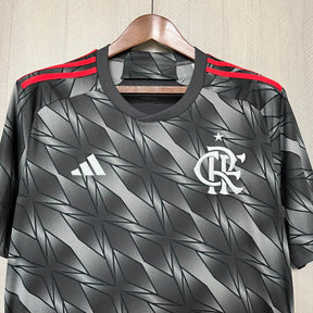 Camisa Flamengo III 24 Adidas - Cinza - Torcedor Feminina
