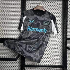 Camisa Bayer Leverkusen Third 24/25 - Preta e Azul