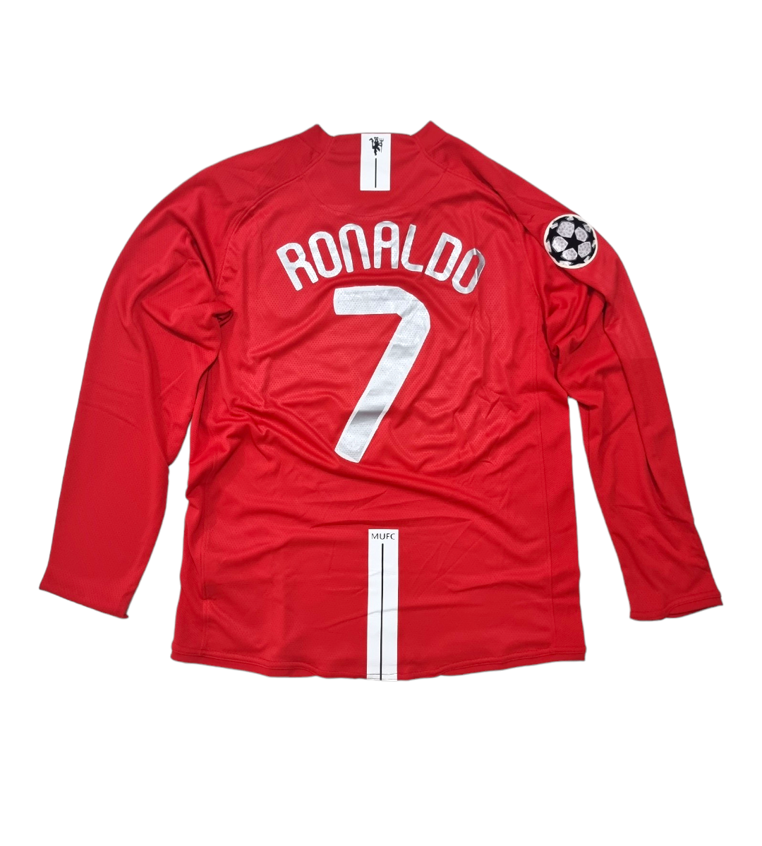 Camiseta Manchester United 2007-2008 Com patchs