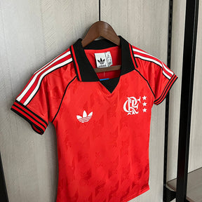 Camisa Flamengo Lifestyle 24/25 Torcedor Adidas - Vermelho - Feminina