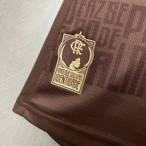 Camisa Flamengo Identidade Marrom - Torcedor Feminina