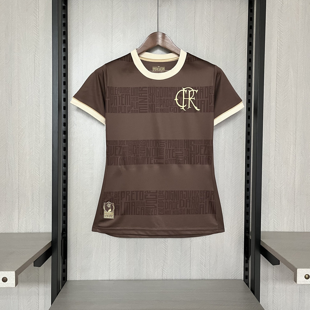 Camisa Flamengo Identidade Marrom - Torcedor Feminina