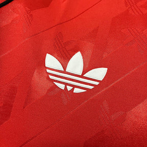 Camisa Flamengo Lifestyle 24/25 Torcedor Adidas - Vermelho - Feminina