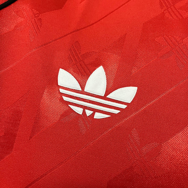 Camisa Flamengo Lifestyle 24/25 Torcedor Adidas - Vermelho - Feminina