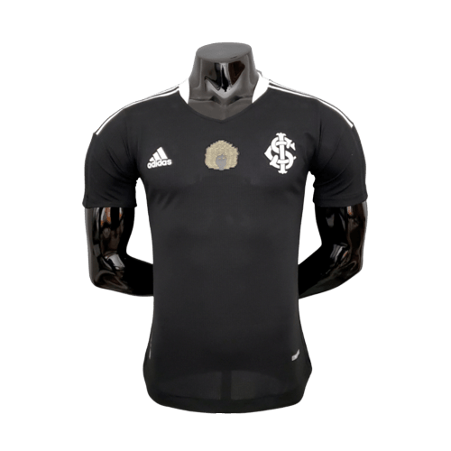 Camisa Internacional Consciência Negra 2022 - Preta - Adidas - Masculino Jogador