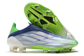 Chuteira Campo Adidas X SpeedFlow FG Verde/Azul