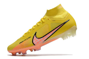 Chuteira Campo Nike Air Zoom Mercurial Superfly IX Elite FG Amarelo - Cano Alto