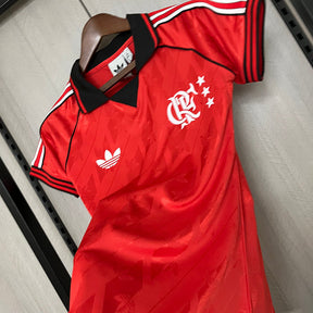 Camisa Flamengo Lifestyle 24/25 Torcedor Adidas - Vermelho - Feminina