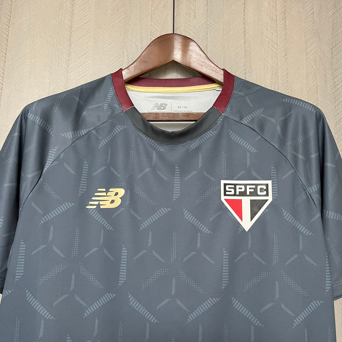 Camisa São Paulo Treino New Balance 2025 Cinza
